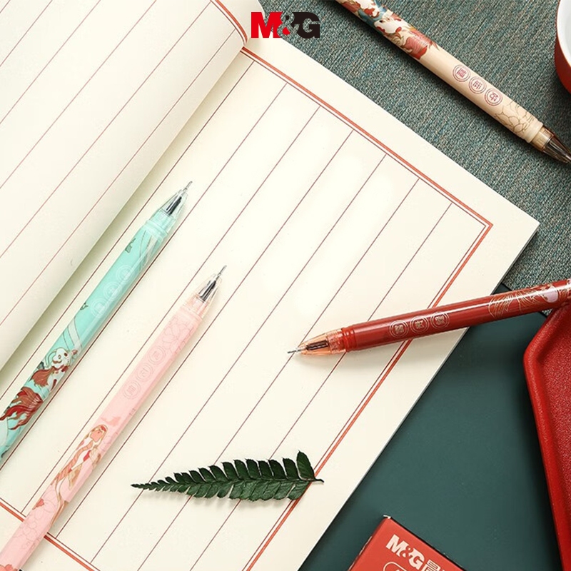 M&G  bút gel 0.5 Đen  Bút viết bi nước   ARPM2012A Nhanh Khô Ngòi 1 Cái