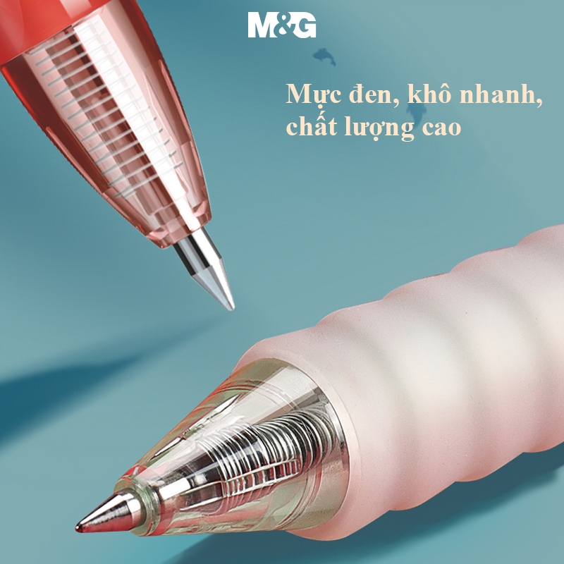 M&G  bút gel 0.5 Đen  Bút viết bi nước   ARPM2012A Nhanh Khô Ngòi 1 Cái