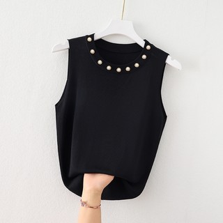 Áo Hai Dây Đính Hạt Xinh Xắn Dành Cho Nữ