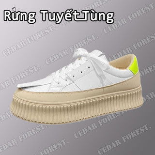 SHANMUSENLIN  Giày Đế Dày Phong Cách Harajuku Hong Kong Thiết Kế Mới Cho Nam