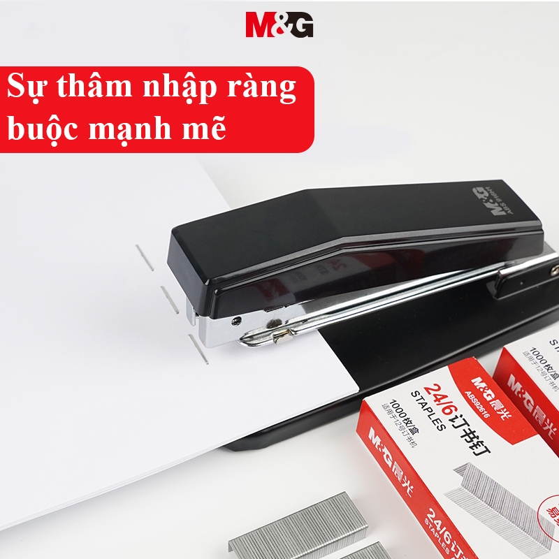 M&G ghim dập tài 1 Hộp 1000 Cái Bấm Bằng Kim Loại Chịu Lực Cao Cho Văn Phòng