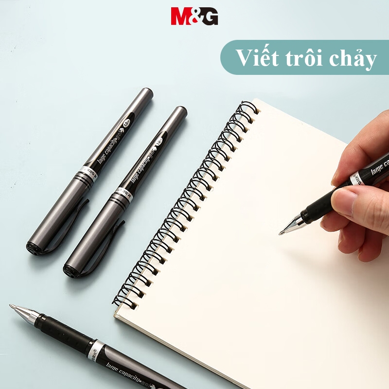M&G bút gel Bút Ký Tên Màu Đen Ngòi 1.0mm Dày 1.0mm Bằng Sợi carbon 1 Cái