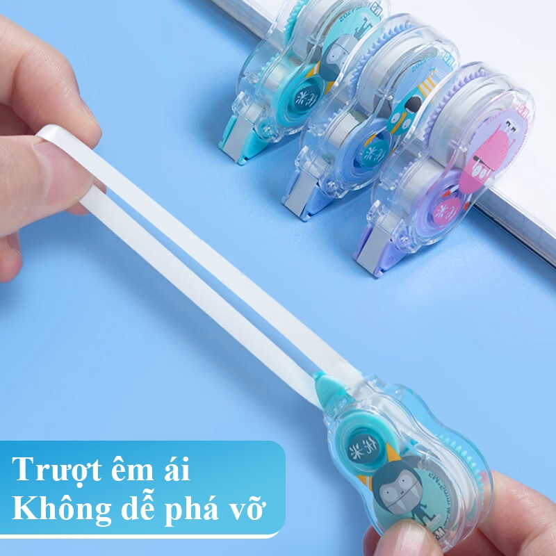 M&G Bút xóa dạng kéo phong  Bút Xóa Băng  Xóa Giấy 1 Cuộn Băng Keo Dài 5m Dùng Sửa Chữa Đồ Dùng Tiện Lợi
