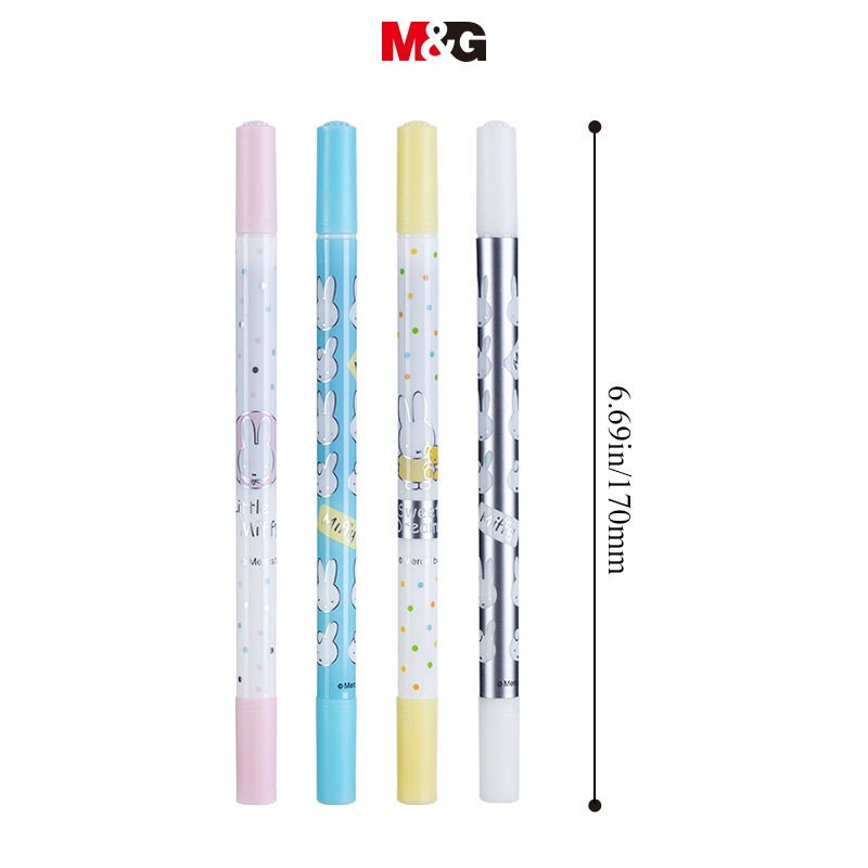 M&G bút gel Bút Bi  Hai Đầu Màu Xanh Dương Trơn Có Thể Xóa Được M&G Cho Học Sinh