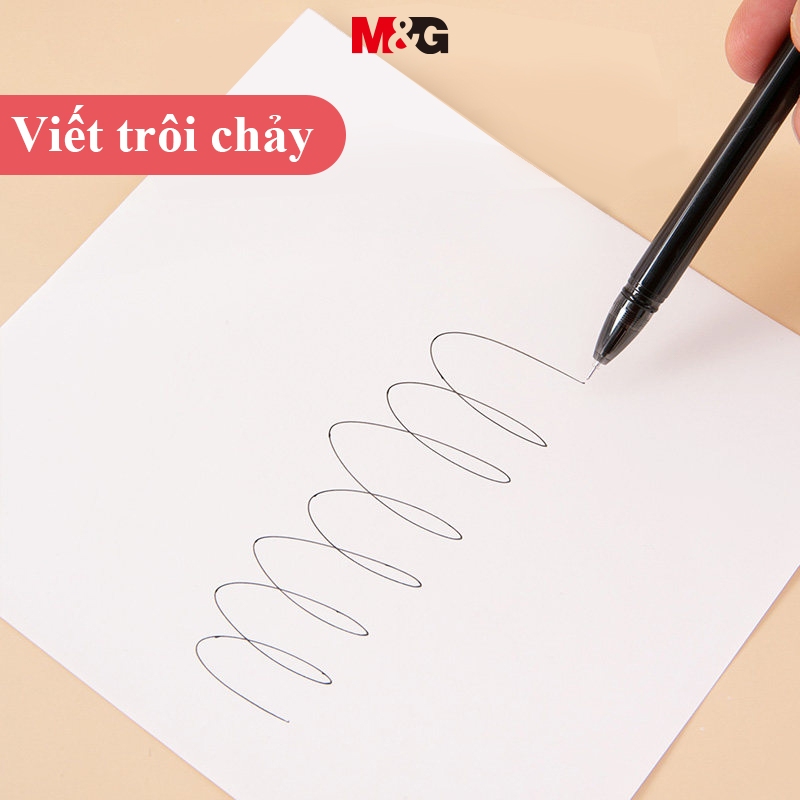 M&G bút gel Bút Mực gel Đen Ngòi 0,5mm  Bnib 1 Cái