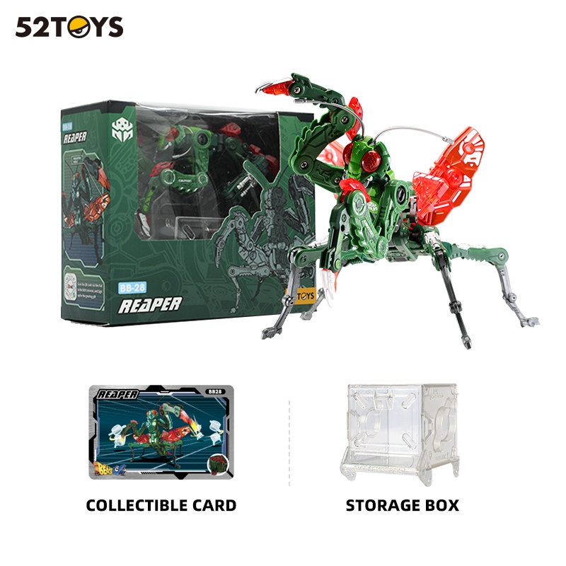 52TOYS  đồ chơi lắp ráp mô hình Transformers Figure BEASTBOX BB-28 Reaper