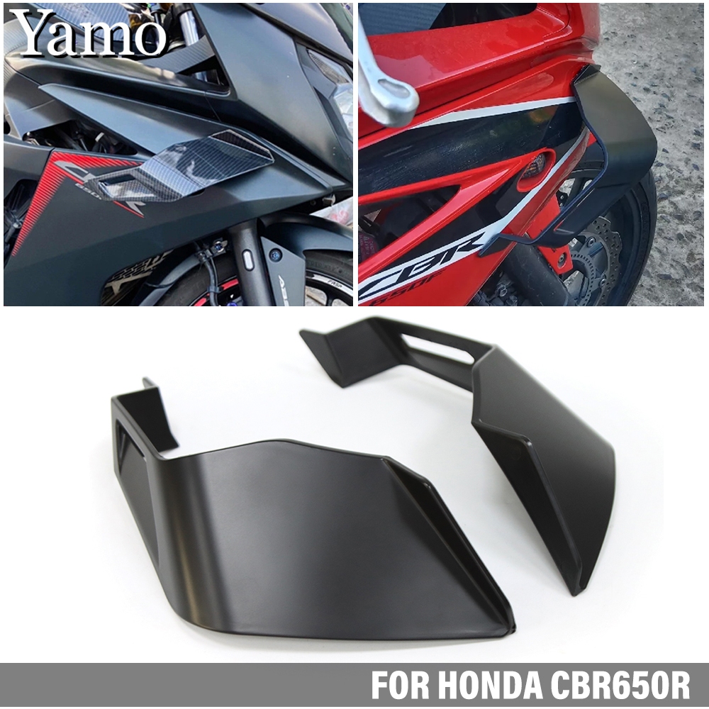 Dành cho Honda CBR650r CBR650f sửa đổi xe máy cánh cố định cánh lướt gió trang trí