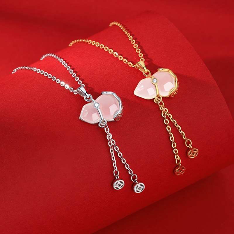 Dây Chuyền Mạ Vàng 18k Mặt Hình Hồ Lô Độc Đáo