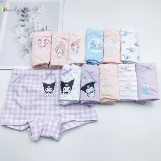 Set 3 Quần Lót 95% Cotton Họa Tiết Hoạt Hình Cho Bé Gái 2-12 Tuổi
