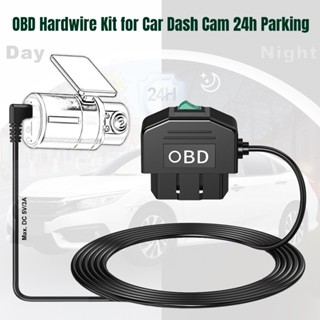  DVR Xe Ô Tô Bộ Dây Cứng OBD Sang USB Cáp Nguồn Cho Dashcam Gương Ghi Sạc 24h Giám Sát Đỗ Xe Thời Gian Lapse Video 