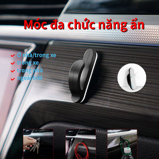 Móc Dán Treo Đồ Đa Năng Tiện Dụng Cho Xe Hơi Móc đa chức năng ẩn Móc treo, móc treo