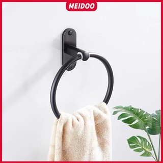 Giá đỡ treo khăn Meidoo bằng nhôm gắn tường phòng tắm không cần đục tiện lợi