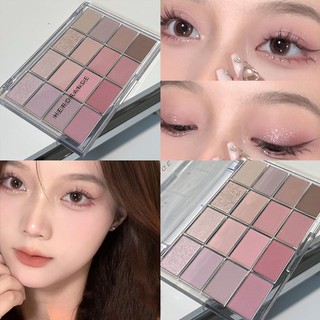 Bảng Phấn Mắt 16 Màu Sắc Tông Lì / Hiệu Ứng Ngọc Trai  ,phấn mắt chính hãng nội địa trung