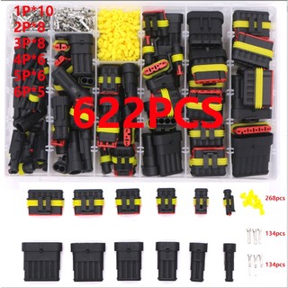 Bộ Đầu Nối Dây Điện Tự Động Nhanh Chóng Chống Nước 1 2 3 4 5 6 Pin Cho Xe Hơi