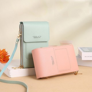 Túi Đeo Chéo Mini Hình Vuông Có Thể Chạm Màn Hình Cảm Ứng Thời Trang Công Sở Cho Nữ