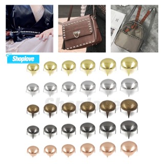 Set 100 Đinh Tán Kim Loại 6-12mm Dùng Để Làm Đồ Da / Vòng Đeo Tay / Giày Dép