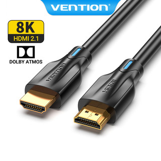 Cáp HDMI 2.1 Vention tốc độ cao 48Gbps 8K@60Hz chuyển đổi DR Dolby Atmos eARC