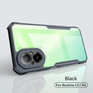 Vỏ Cho Realme C67 4G Ốp điện thoại TPU Mềm Edge Trong Suốt Acrylic Ốp điện thoại Trên Poko Little Realme C55 C53 C51 C61 C65 Armor Chống Sốc Coque