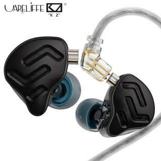 Tai nghe nhét tai Uareliffe KZ ZNA Màn hình âm thanh HiFi 12MM Trình điều khiển động từ tính và khoang kép Tai nghe kim loại có dây Tai nghe trò chơi thể thao khử chấy