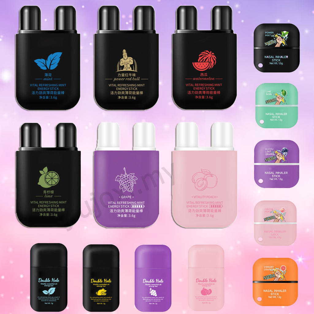 Máy hít mũi hai lỗ Làm mới ống hít mũi Máy hít mũi 2 lỗ di động Chăm sóc mũi Nẹp mũi An toàn khi học