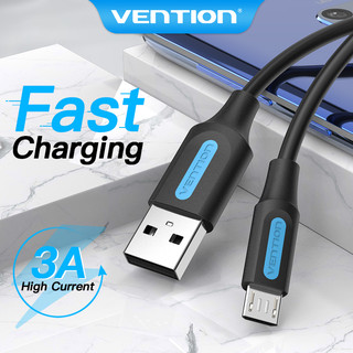 Cáp sạc nhanh VENTION Micro USB 2A sang USB 2.0 truyền dữ liệu cho Android