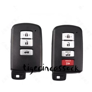 Cập nhật Vỏ chìa khóa thông minh Toyota 3 / 4 nút thay thế vỏ chìa khóa Toyota Camry Altis Harrier Wish, v.v.key