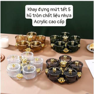 Lọ Hoa 5 Túi Hạt Giống Dưa Hấu Kẹo Xoay 360 Độ Truyền Thống Trung Quốc Cho