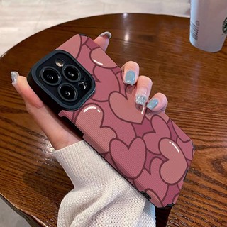 Ốp Điện Thoại Silicon Dẻo In Hình Trái Tim iPhone 7 8 11 11Promax 7 8plus x xsmax 13Pro 13 15 15Promax 14 14Promax 14plus12