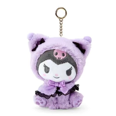 SANRIO  Móc Khóa Hình hello kitty Nhồi Bông Nhỏ Nhắn Đáng Yêu Trang Trí Túi Xách / Balo Đi Học