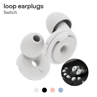Loop Switch Earplugs – Nút Bịt Tai Giảm Tiếng Ồn 3 trong 1 | Thiết bị bảo vệ thính giác có thể tái sử dụng để tập trung, du lịch, âm nhạc & sự kiện, tụ tập xã hội, nuôi dạy con cái & nhạy cảm với tiếng ồn | Có thể điều chỉnh vừa vặn - 4 saiz (XS-L)