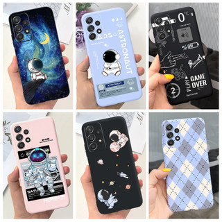 Ốp Điện Thoại Silicone TPU Mềm In Hình Phi Hành Gia Cho Samsung Galaxy A23 SM-A235F A23 5G SM-A236B
