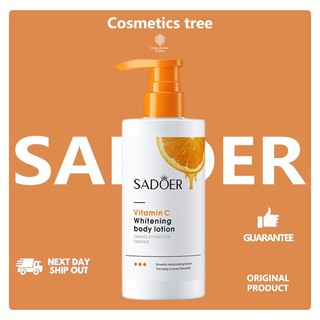 SADOER VC Whitening Body Lotion 250g Kem dưỡng da giữ ẩm toàn thân trắng mịn