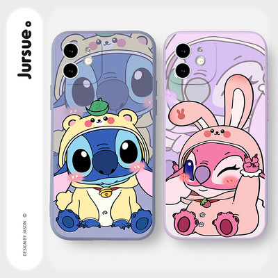 Ốp lưng JURSUE mềm hoạt hình cặp đôi dễ thương đẹp Cho iPhone 17 16 15 14 13 12 11 Pro Max SE 2020 X XR XS ip 8 7 Plus Y4619Q