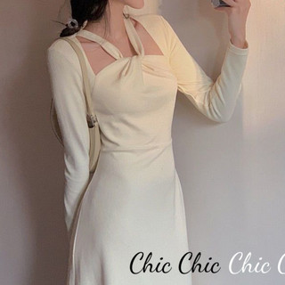 Chic Chic váy nữ Đầm sườn xám Body Cho thời váy Thể thao xu hướng phổ biến Trendy WLQ2410LUV 4Z240123
