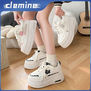 CLEMINE Giày Thể Thao Đế Dày Tăng Chiều Cao Thời Trang Cho Nữ