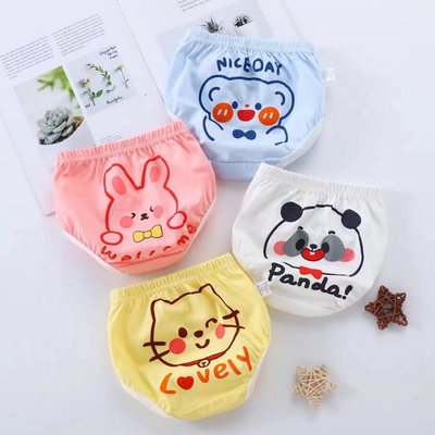 Adabaobao® ᵛⁿQuần lót Lucky Big Cat cotton PP tinh khiết dễ thương dành cho bé gái 2-3 tuổi