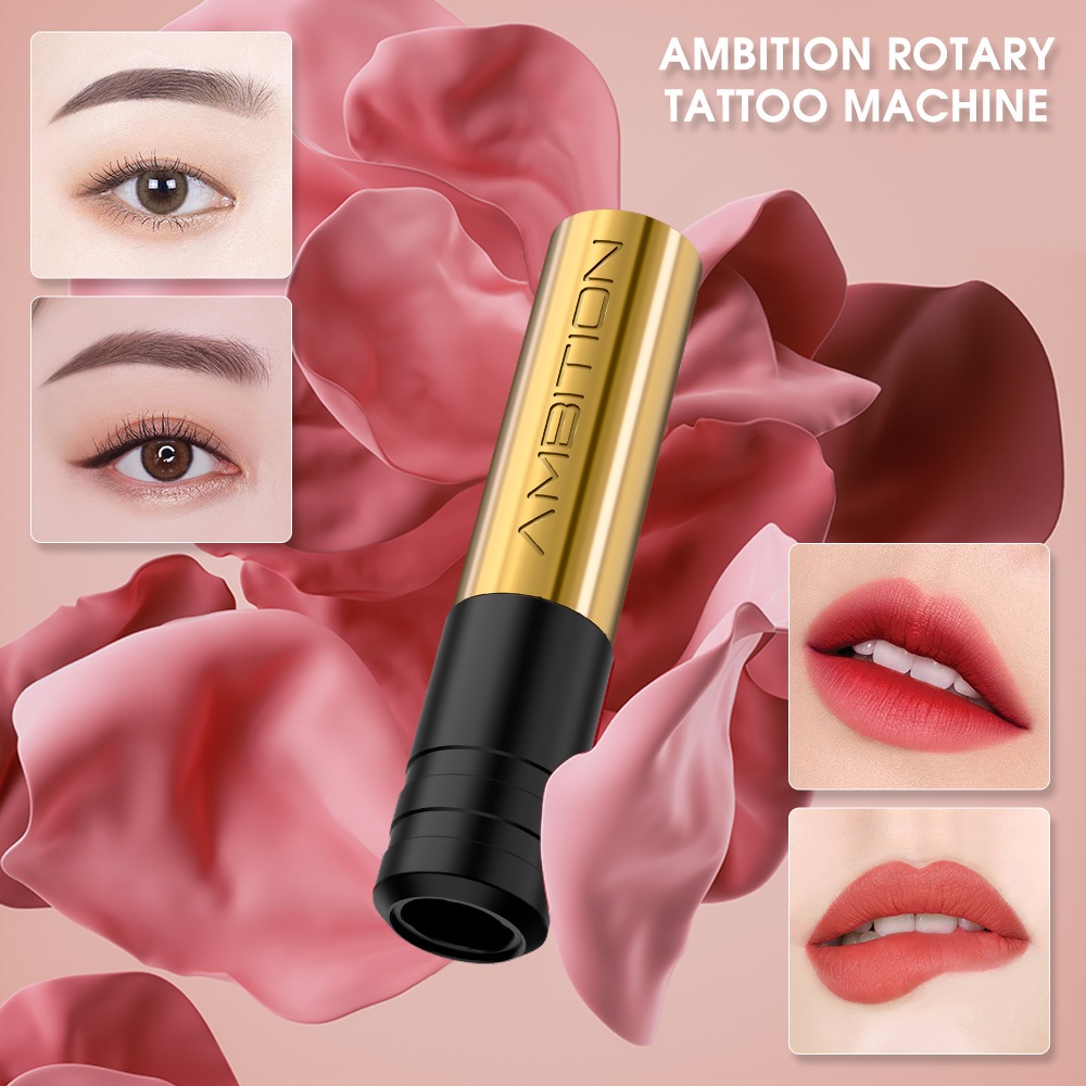 Bút xăm lông mày / kẻ mắt / môi đầu /phun xăm môi AMBITION PMU 3.5mm dạng xoay tiện dụng