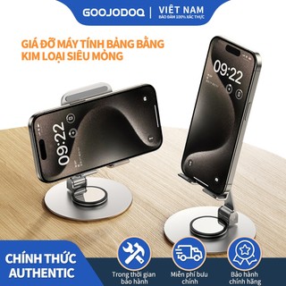 Goojodoq Giá Đỡ Máy Tính Bảng Bằng Kim Loại Siêu Mỏng Cho Ipad 10.2 7th 8th 9th gen xiaomi samsung