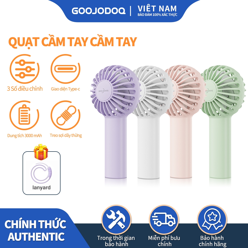 Goojodoq Quạt mini Sạc usb Tiện Lợi Dành Cho Bé