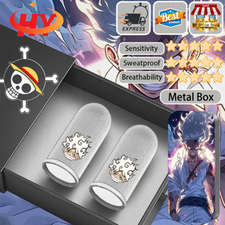 [Giao hàng trong vòng 24 giờ] HY One Piece [Luffy] Găng tay đeo tay chơi game Touch thumb (2 CÁI) Chống mồ hôi PUBG COD Call of duty Huyền thoại di động trạng thái sinh tồn