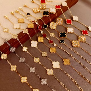 Vòng tay hoa mẹ pha lê zircon sang trọng nhẹ nhàng Vòng tay đi lại cá tính khí và trang sức cao cấp dành cho nữ