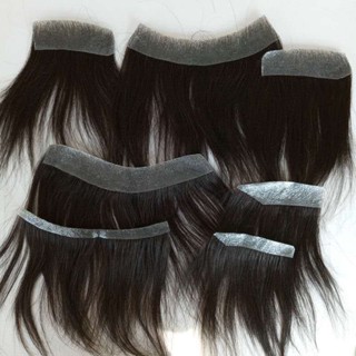 Tóc Giả Nam Nữ Dây Tóc Giả Miếng Dán Tóc Giả trán Nam Nữ trán Cao hói Tóc Giả mảnh Thật Tóc Vô Hình Viền Miếng Dán