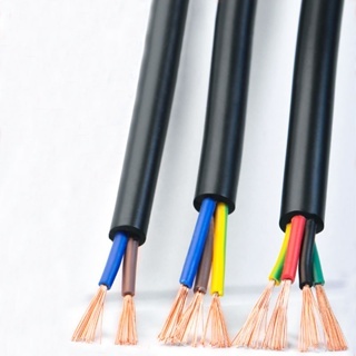 Dây Nguồn RVV 2 / 3 / 4 / 5 / 6 / 7 / 8 / 10 Lõi 22 / 20 / 18AWG Tín Hiệu Điều Khiển Dây Đồng Vỏ PVC
