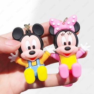 Minnie cao su mềm hoạt hình dễ thương Móc khóa chuột mickey Móc khóa hoạt hình Móc khóa Móc khóa hoạt hình Móc khóa Keyfob Móc chìa khóa dự tiệc di động Móc chìa khóa hoạt hình hoạt hình Quà tặng tiệc Keyfob