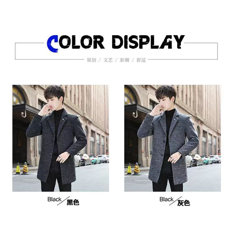 Áo khoác gió Áo khoác dài Áo khoác Hàn Quốc Áo khoác Áo khoác nam dài