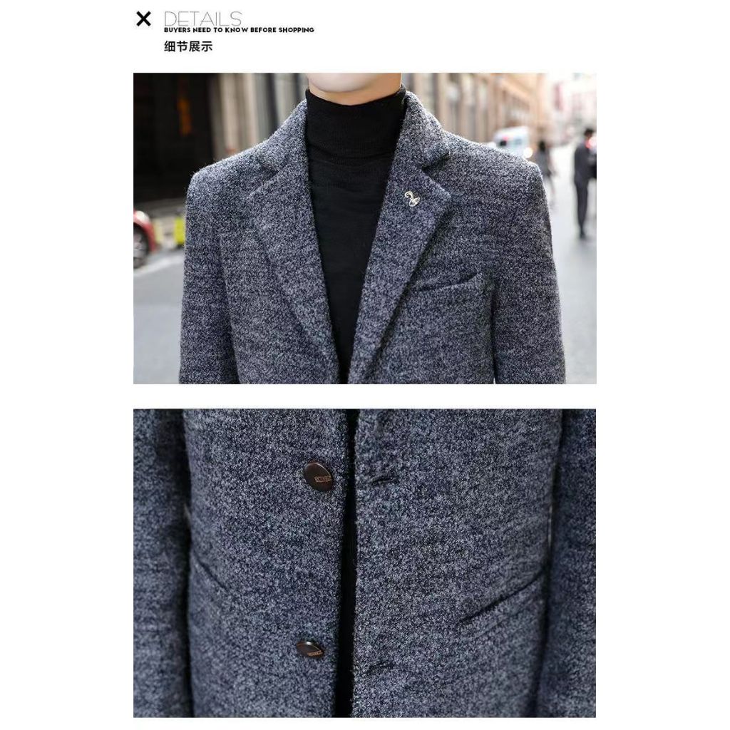 Áo khoác gió Áo khoác dài Áo khoác Hàn Quốc Áo khoác Áo khoác nam dài