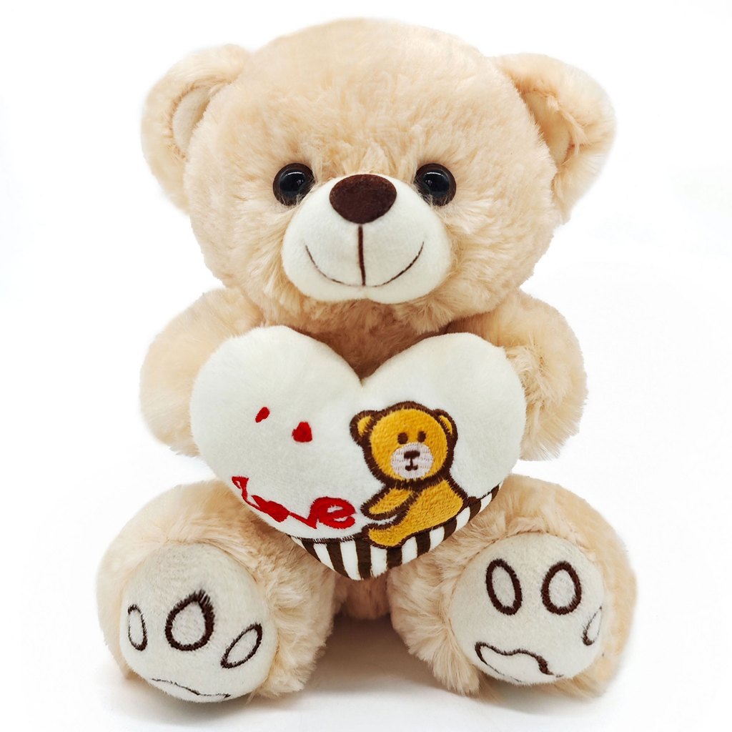 Brinquedos De Urso De Pelúcia Recheados Com Arco De Fita，soft plush, teddy bear head story fills advanced momo