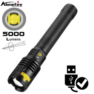 Đèn pin ALONEFIRE H52 XHP90 3 chế độ đa chức năng chống thấm nước có cổng sạc USB tiện dụng