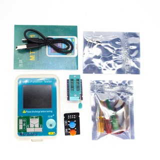 Mtt-v1 kỹ thuật số đa chức năng transistor tester diode triode điện dung tụ điện trở esr scr đồng hồ đo điện cảm đồng hồ vạn năng