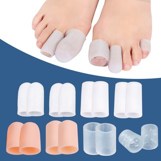2 Chiếc Silicon Gel Ống Băng Ngón Chân Bảo Vệ Chân Giảm Đau Chân Chăm Sóc Bàn Chân adover